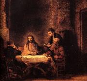 REMBRANDT Harmenszoon van Rijn Supper at Emmaus   fu oil